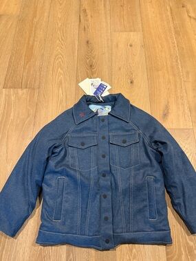 Perfect Moment DL1961 Denim Jacket with Red Star Accent